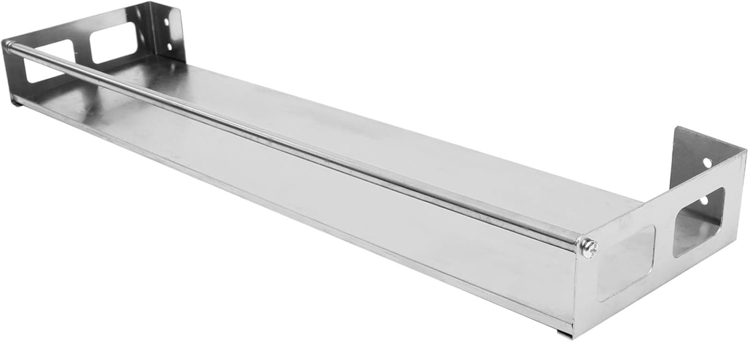 Hemobllo Mensola Portaspezie da Parete in Acciaio Resistente Organizer Cucina Smontabile per Cucina e Muro Scaffale Stoccaggio Antiscivolo