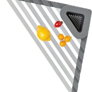 Organizzatore per scolapiatti angolare per lavello da cucina, per cucina, appartamento, fattoria