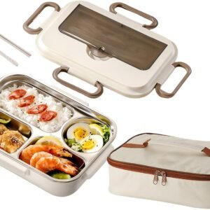 Portapranzo Termico Per Lavoro | Contenitori Cibo Da Campeggio | Alimentare Grande Capacità Per Uomo Donna Adulto Bambino Viaggio, Contenitore Pasto Isolato