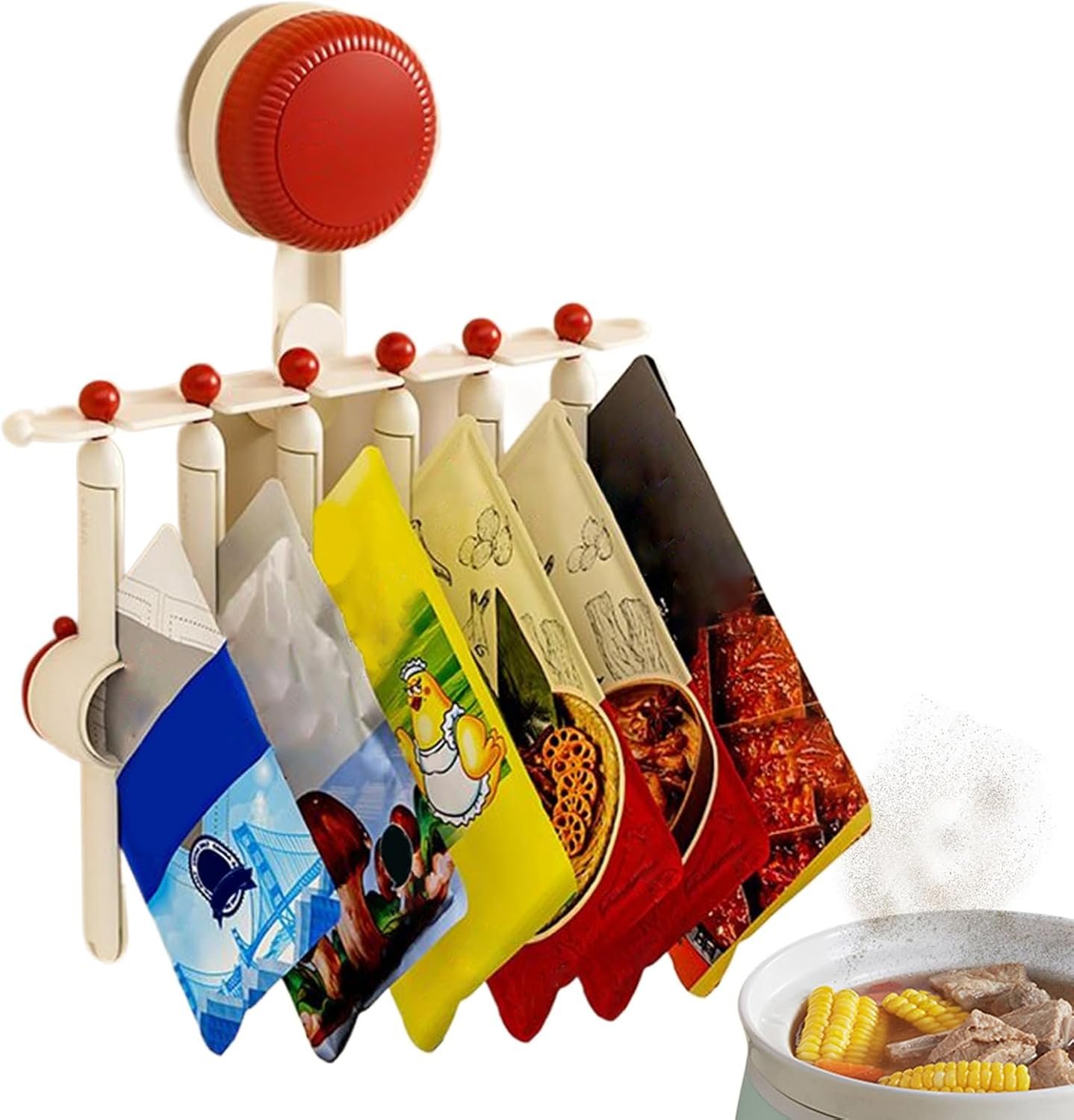 Portaspezie,Portaspezie Con - Organizzatore Per Pepe Sale Muro Cucina Frigorifero Porta Armadio