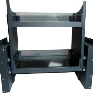 Scaffale Estraibile per portaspezie, Organizer per armadietto da Cucina Superiore, scaffale Estraibile per armadietto a Muro per Cucina Superiore (Armadio da 24 Pollici)