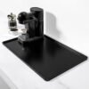 Silicone Coffee Mat 50cm x 30cm Waterproof Heat Resistant Espresso Station Accessories Non-Slip Dish Drainer Mat for Kitchen Counter Items