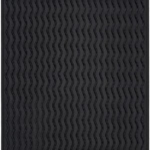 Silicone Dish Drying Mat 16 x 12 Inches Heat Resistant Non-Slip Kitchen Worktop Sink Mat Food Grade Silicone Mat for Dishes, Cups, Glasses