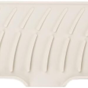 Tappetino per asciugare i piatti, Tappetino per asciugare i piatti in silicone incorporato, Multiuso, Base antiscivolo, Facile da pulire, Dimensioni compatte, Resistente all'acqua, Tappetino per asciugare i piatti per la cucina, 42x10x