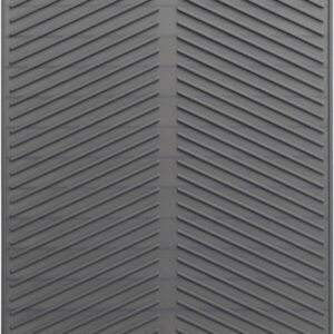 Tappetino scolapiatti in silicone - Tappetino scolapiatti grande, resistente al calore, arrotolabile - Tappetini per posate