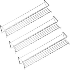 ULTECHNOVO Portaspezie da Muro in Acciaio 3pezzi per Cucina, Organizer Spezie Struttura Stabile e Design Raffinato