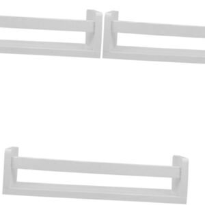 VOSAREA 3pezzi Portaspezie Da Muro Vintage Organizer Per Condimenti e Aromi Mensola Salvaspazio Per Cucina Stabile e Compatto Per Ambienti Ridotti