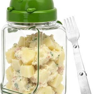 Vasetti per Preparazione Pasti - Contenitori Ermetici Portatili per Alimenti - Contenitore Alimenti | Per Casa Cucina Scuola Ufficio Preparazione Pasti Palestra Campeggio Ristorante Pasto Picnic All'A
