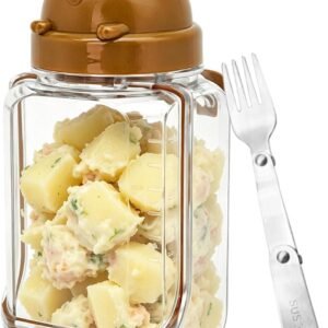 Vasetti per Preparazione Pasti | Contenitori Ermetici Portatili per Alimenti,Contenitore Alimenti | Per Casa Cucina Scuola Ufficio Preparazione Pasti Palestra Campeggio Ristorante Pasto Picnic All'Ape