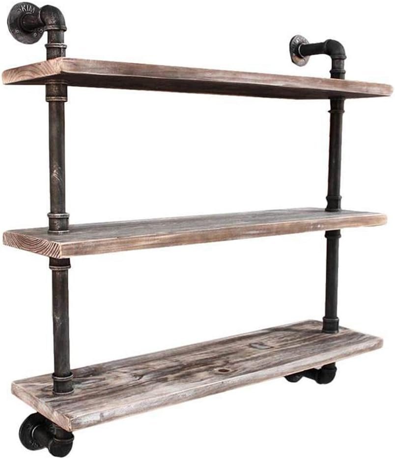 WLXW Supporto A Muro per Bagno Industriale A 3 Strati in Tubo, Pratico Ripostiglio Country con Portasciugamani, Portaspezie da Cucina, Cremagliera per la Casa