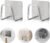 2 Pack Sponge Holder for Kitchen Sink Holder, Stainless Steel Sponge Holder for Kitchen Sink, Wall/Surface Mount