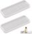 2 Pezzi Organizzatore per Lavello in Silicone, Spugna da Cucina Bianca, Organizzatore per Lavello Antiscivolo, Spugna per Lavello da Cucina, Tappetino Scolapiatti in Silicone, Vassoio da Bagno per Spazzole