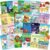 Aannanl 24 mini libri da colorare adattati per bambini dai 2 ai 4 anni e dai 4 agli 8 anni, piccoli regali per feste, regali completi, riempitivi per sacchetti regalo, attività scolastiche in classe
