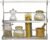 Amig – Vassoio organizer da parete | Mensola in acciaio cromato lucido | Gancio per spezie e condimenti o utensili in cucina e dispensa | Dimensioni: 43x27x17 cm