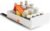 Avilia – Organizer Estraibile Multiuso Salvaspazio per Cucina e Casa, Organizer Bianco Compatto con Struttura Resistente, Pratico Accesso Scorrevole per Ordine Quotidiano e Funzionalità