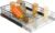Avilia – Portaoggetti in Metallo da 20 kg, Lavello Cucina Estraibile, Ripiano Scorrevole per Dispensa e Mobili Bassi, Cassetto 53,8 x 36 x 9H cm, Salvaspazio