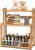 Avilia Scaffale in Bambù 3 Ripiani 42 x 18 x 53 cm – Organizzatore Multiuso, Capacità 20 kg – Scaffale Stabile ed Ecologico, Facile da Montare – per Bagno, Cucina o Ufficio