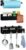 Avilia Set 3 Organizer Cucina Magnetici per Frigorifero – Portaspezie, Portarotolo e Ganci per Utensili in Metallo Nero – Ripiano Salvaspazio Senza Fori – per Dispensa e Frigo