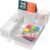 Avilia Set da 25 Organizzatori per Cassetti Trasparenti Impilabili – Divisori Modulari in Plastica – Scatole Portaoggetti per Scrivania, Guardaroba, Cucina, Trucco – Kit Salvaspazio 4 Misure