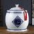 Contenitori Per Cereali, Contenitori Per Alimenti Secchi Ermetici, Set Di Contenitori Per Farina, Zucchero, Cereali E Contenitori Per Dispensa, Contenitore Per Riso In Ceramica, Secchio Per Riso(Blue,