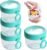 Contenitori ermetici portatili per avena da 4 pezzi da 600 ml con coperchi e cucchiai, vasetto per yogurt di capacità per latte, frutta, cereali, conservazione dell’insalata, preparazione