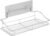 DOITOOL Mensola da Muro in Acciaio Resistente per Bagno e Cucina Scaffale Salvaspazio Organizer Portaoggetti e Portaspezie Facile da Installare senza Foratura per Asciugamani e Accessori