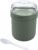 Fackelmann Contenitore per Pranzo 500 ml con Cucchiaio – Chiusura Ermetica, Anti-Perdita – Barattolo Multifunzione per Zuppe, Yogurt, Cereali – Plastica, Adatto al Microonde, Lavabile in Lavastoviglie – Ideale per Viaggi, Ufficio
