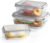 GOURMETmaxx Barattoli per la conservazione degli alimenti in vetro Klick-it Set di 3 | Perfetto per lavastoviglie, microonde, forno e congelatore | Ermetico e a prova di perdite