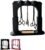 Gancio magnetico a forbice, supporto magnetico antiscivolo salvaspazio per un massimo di 9 paia 3 punti rinforzati, organizer per utensili a parete per gli amanti della cucina domestica (Black)