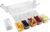 Generico Contenitori Freezer,Organizer Ermetico a 5 Scomparti,Set di Contenitori per Alimenti da Congelatore | per Casa Frigo Campeggio Pranzo Preparazione Pasti Frutta Snack