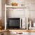 HUOLE Ripiano per microonde estensibile a 2 livelli/Mensola per microonde/Mensola da cucina/Armadietto per microonde/Supporto per forno a microonde Organizzatore da cucina salvaspazio – 40/64 * 45 * 36,5 cm – Bianco