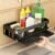 Kitchen Sink Organizer and Dish Drainer Sponge Stainless Steel Wall Mount with Removable Drip Tray and Hooks, Storage Organizer