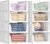 Lifewit 8 Pcs Storage Organizer Interior Storage Organizer Storage Organizer Storage Organizer Storage Boxes for Kitchen Bathroom Bedroom Storage Boxes with Drawers for Kitchen Bathroom Bedroom 24L White