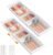 Lifewit Organizer per Cassetti per Trucchi, Divisori per Cassetti Estensibili (32,5-52,5 cm/13-20 Pollici), Altezza 4,8 cm, Scatola Portaoggetti Salvaspazio per Cucina, Bagno e Scrivania, 2 Unità, Bianco