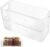 Organizer per frigorifero da 2 pezzi salvaspazio, organizer per frigorifero trasparente con maniglia, organizer da cucina, organizzatori da cucina, organizzatori per frigoriferi, armadietti da bagno dispensa