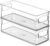 PIQIUQIU 2 Organizer salvaspazio per frigorifero – Organizer trasparente per frigorifero 25 x 9,5 x 7,5 cm