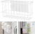 Portaspezie per frigorifero – Versatile organizer per frigorifero – Ripiano magnetico per cucina – Portasacchetti magnetico Portaspezie salvaspazio, Bianco, 25,5 x 15 x 7,5 cm