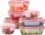 Pyrex Freshlock 7 Piece Glass Food Storage Containers, (1, 2, 4 Cups) Airtight and Leak-proof, BPA Free, Meal Prep Container Set, Freezer Safe