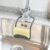 Single Sided Kitchen Sink Sponge Holder, Black Shoulder Organizer with Drainage Holes, Suitable for Standard/Deep Sinks