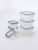 Small Airtight Food Storage Containers Set of 6 with Leakproof Lids 5oz + 2oz Microwave/Dishwasher/Freezer Safe (Clear)