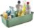 Snips Green Organizer da Cucina Sottolavello, Portadetersivi Salvaspazio, Cestino con Ruote e Maniglia, 45,2 x 20,8 x 17,5 cm, Made in Italy
