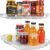 Supporto e organizer girevole per frigorifero Winter Shore – Cucina rettangolare salvaspazio scorrevole e girevole per frigorifero, armadietti, dispensa, piano di lavoro della cucina – 42 x 28 x 3,5 cm