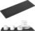 Tappetino scolapiatti in silicone 40,5 x 14,5 cm, tappetino per lavello da cucina in silicone antiscivolo resistente al calore, tappetini isolanti facili da pulire per stoviglie, posate, tazze, bottiglie, ecc. (Nero)