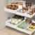 VINATO Set di 3 Cassetti Estraibili per Cucina, Organizer da Cucina Estraibile in 3 Misure, Cassetto Estraibile per Dispensa, Montaggio Senza Fori – Cassetti Estraibili per Armadi